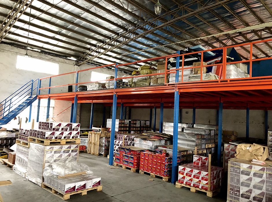 北星汽配深圳阁楼货架平台