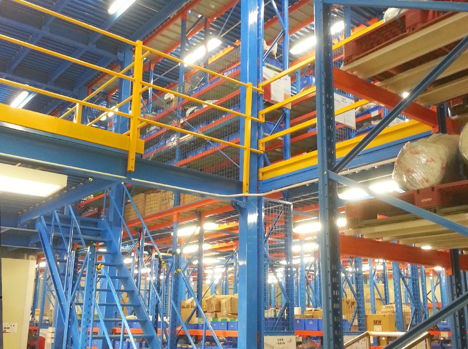 德国SEW三层阁楼式货架