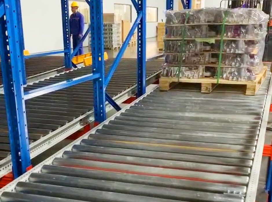 卓品建筑机械重力型滚筒货架 卓品建筑机械重力型滚筒货架