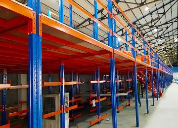 悬臂式阁楼平台货架只能人工存取货吗？