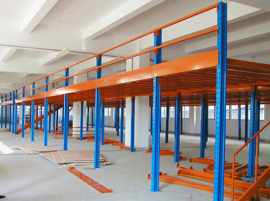 博雅彩色印刷中山阁楼平台货架